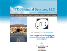 Tablet Screenshot of jtdfinancial.com